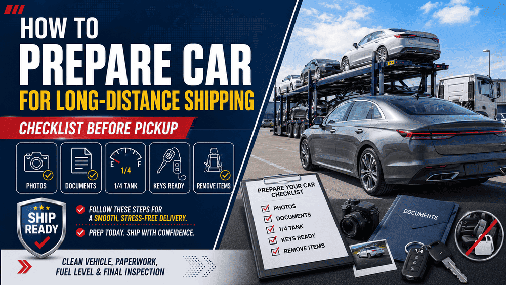 How to Prepare Car for Long-Distance Shipping