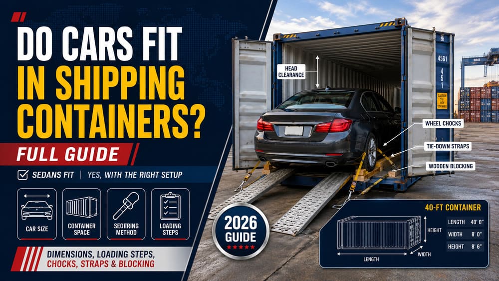 Do Cars Fit in Shipping Containers? Full Guide