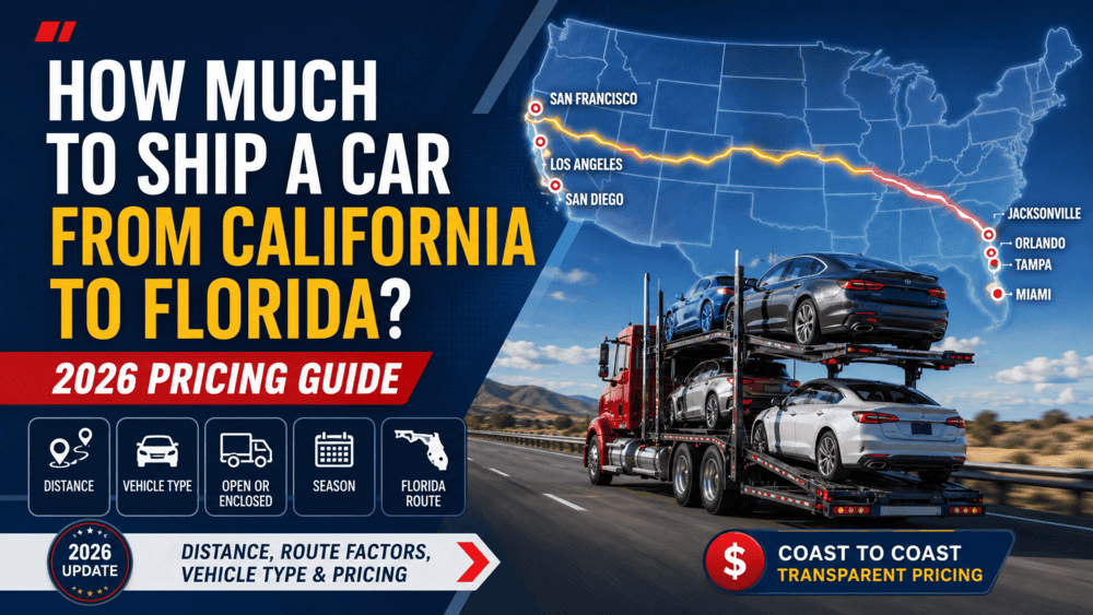 How Much to Ship Car From California to Florida?