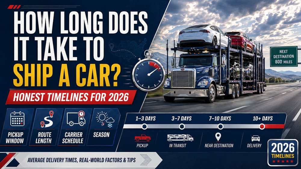How Long Does It Take to Ship a Car? (Honest Timelines for 2026)