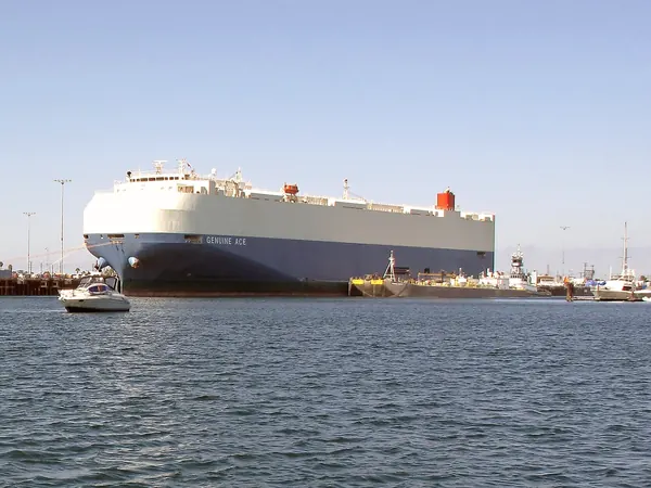 Vehicle carrier Genuine Ace at the Port of Los Angeles