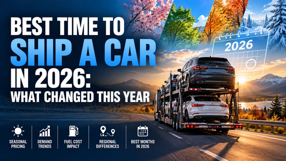Best Time to Ship a Car in 2026- What Changed This Year