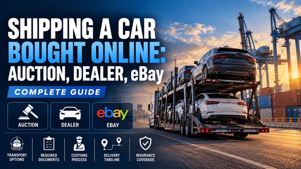 Shipping a Car Bought Online: Auction, Dealer, eBay
