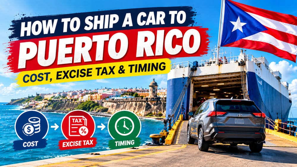 How to Ship a Car to Puerto Rico: Cost, Excise Tax and Timing
