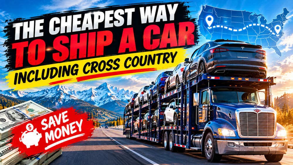 The Cheapest Way to Ship a Car, Including Cross Country